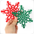 Felt Colored Snowflakes for Christmas Winter Party Decoration